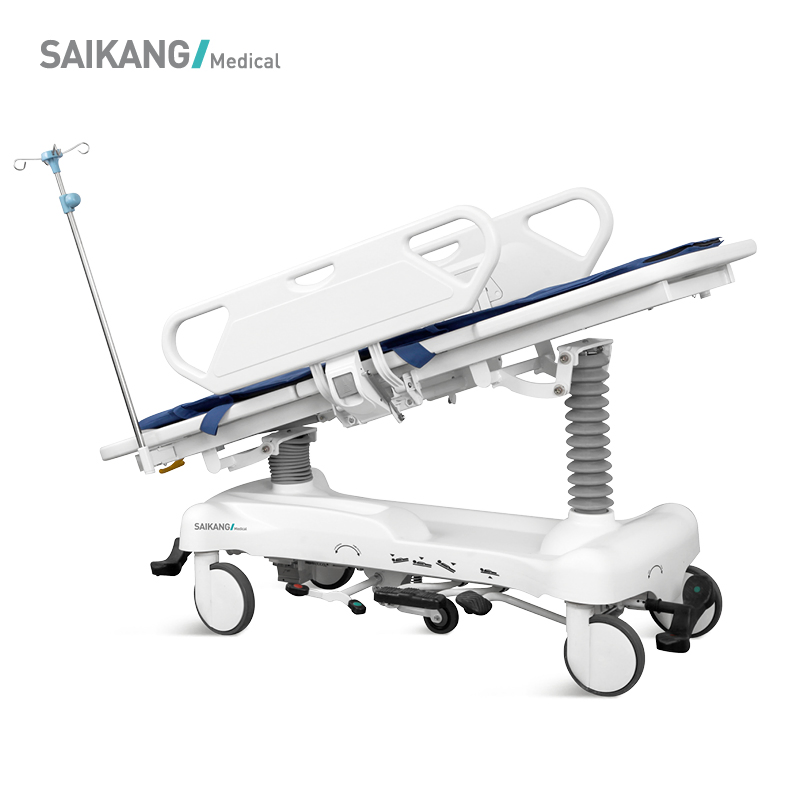 Skb041-2 Multifunction Hydraulic Medical Operating Manual Patient Transportation Trolley