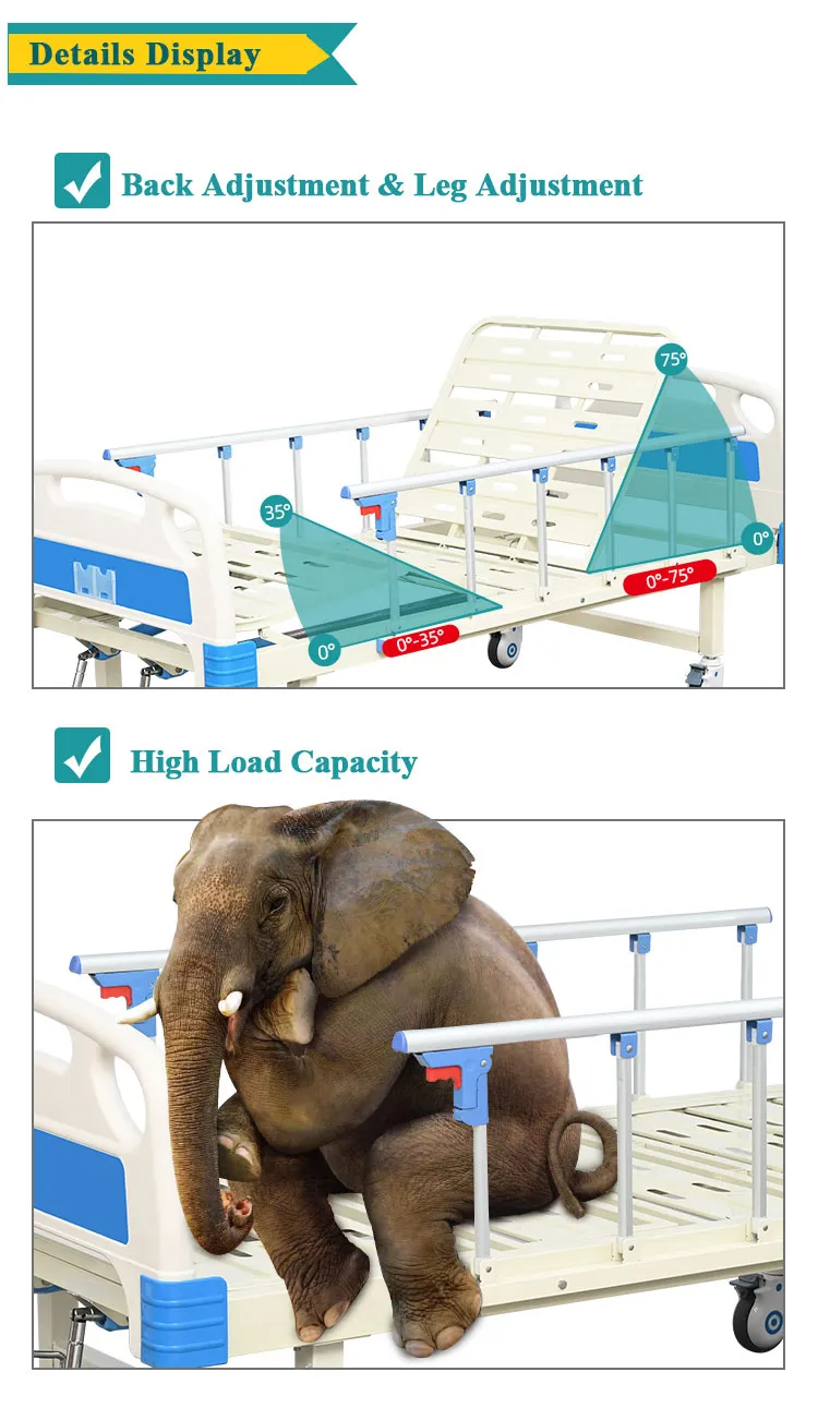 Hospital Nursing Bed Detail 3