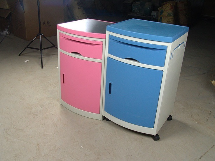 Hot Sell New ABS Hospital ABS Bedside Cabinet Medical Bedside Cabinet Hospital Cabinet Medicine Cabinet Hospital Bedside Locker with Different Color