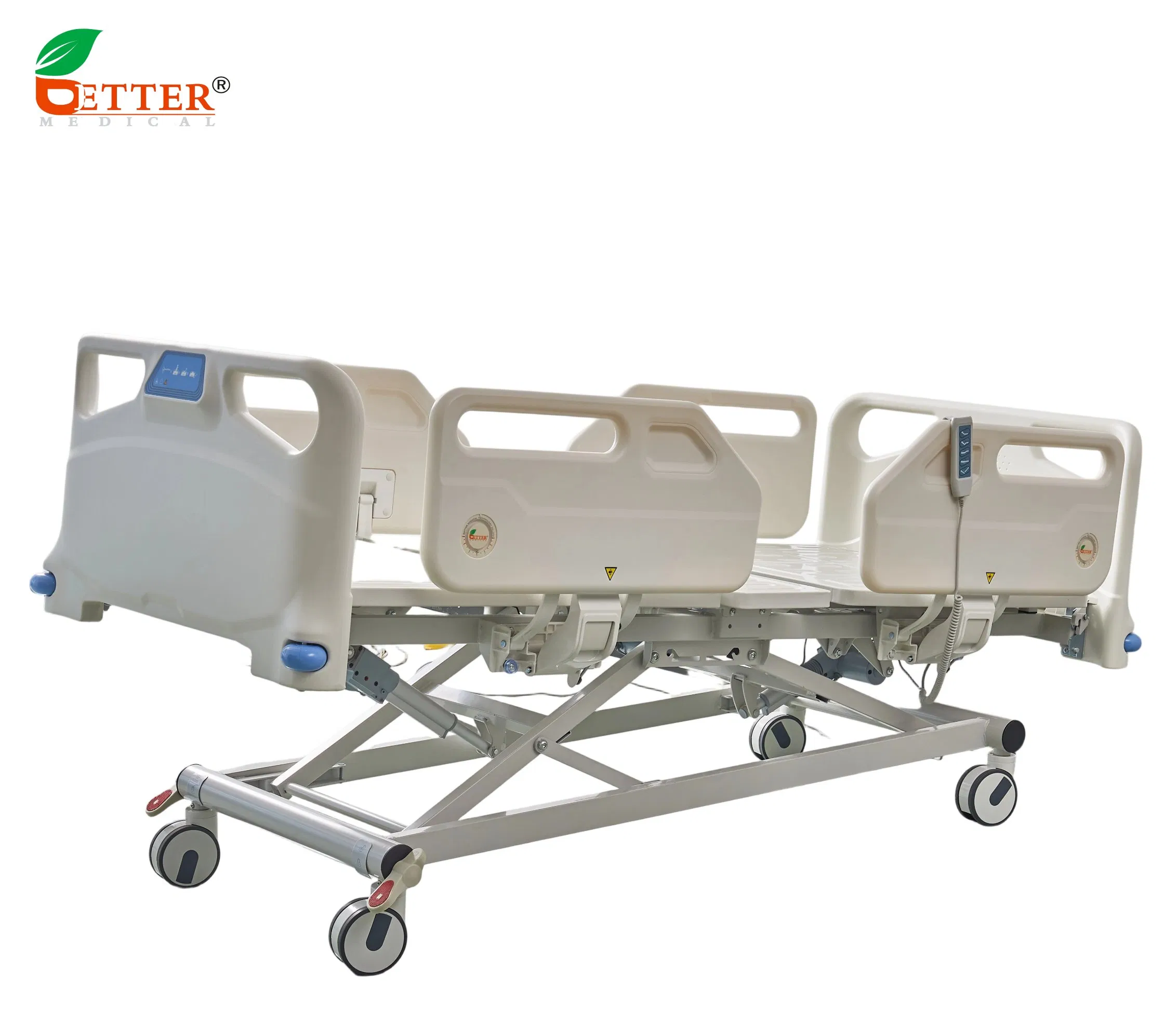 Medical Equipment PP Wings 5 Function Electric Adjustable Bed for ICU