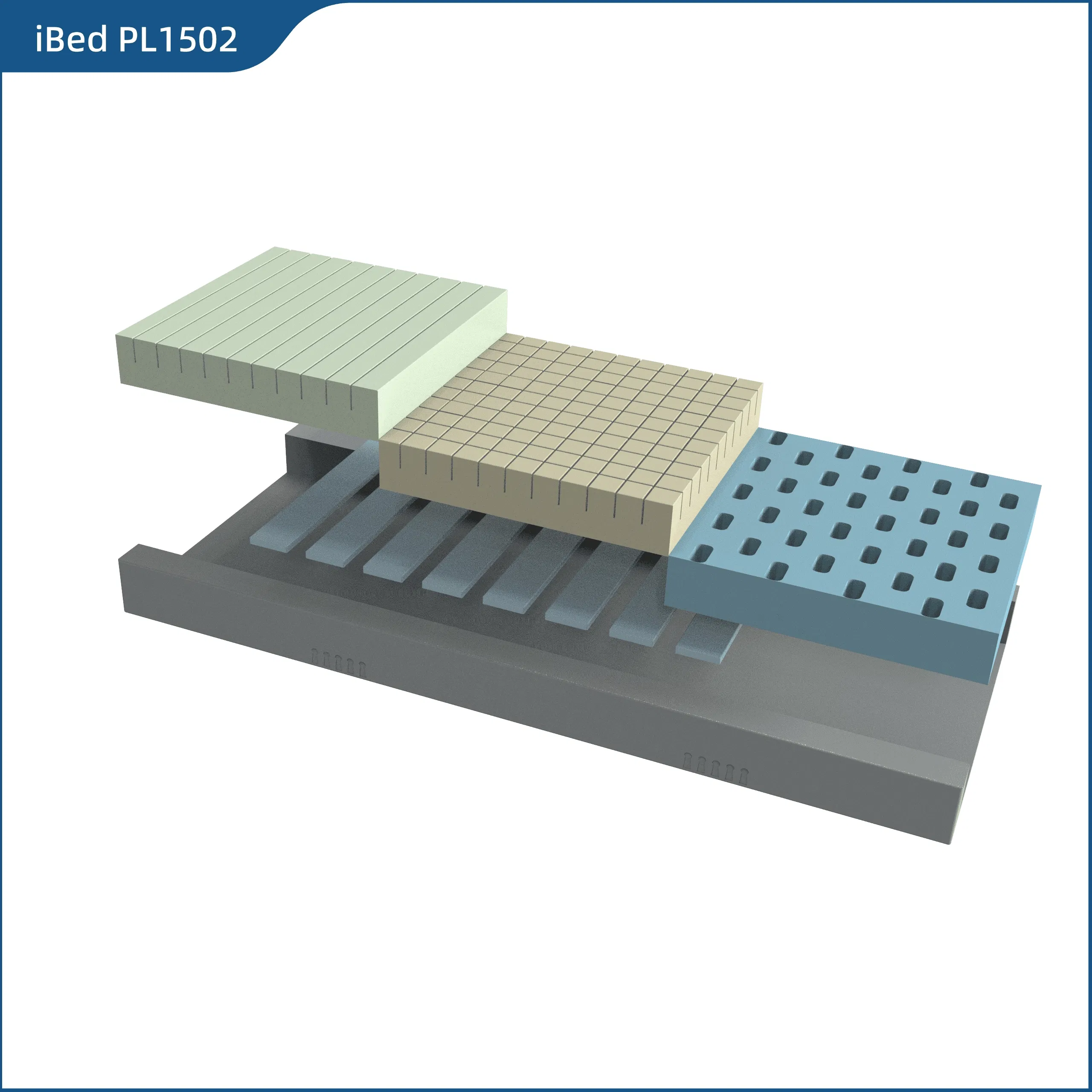 iBed PLR 1502 Momory Foam Medical Anti Bedsore Decubitus Alternating Pressure Mattress for Hospital Bed