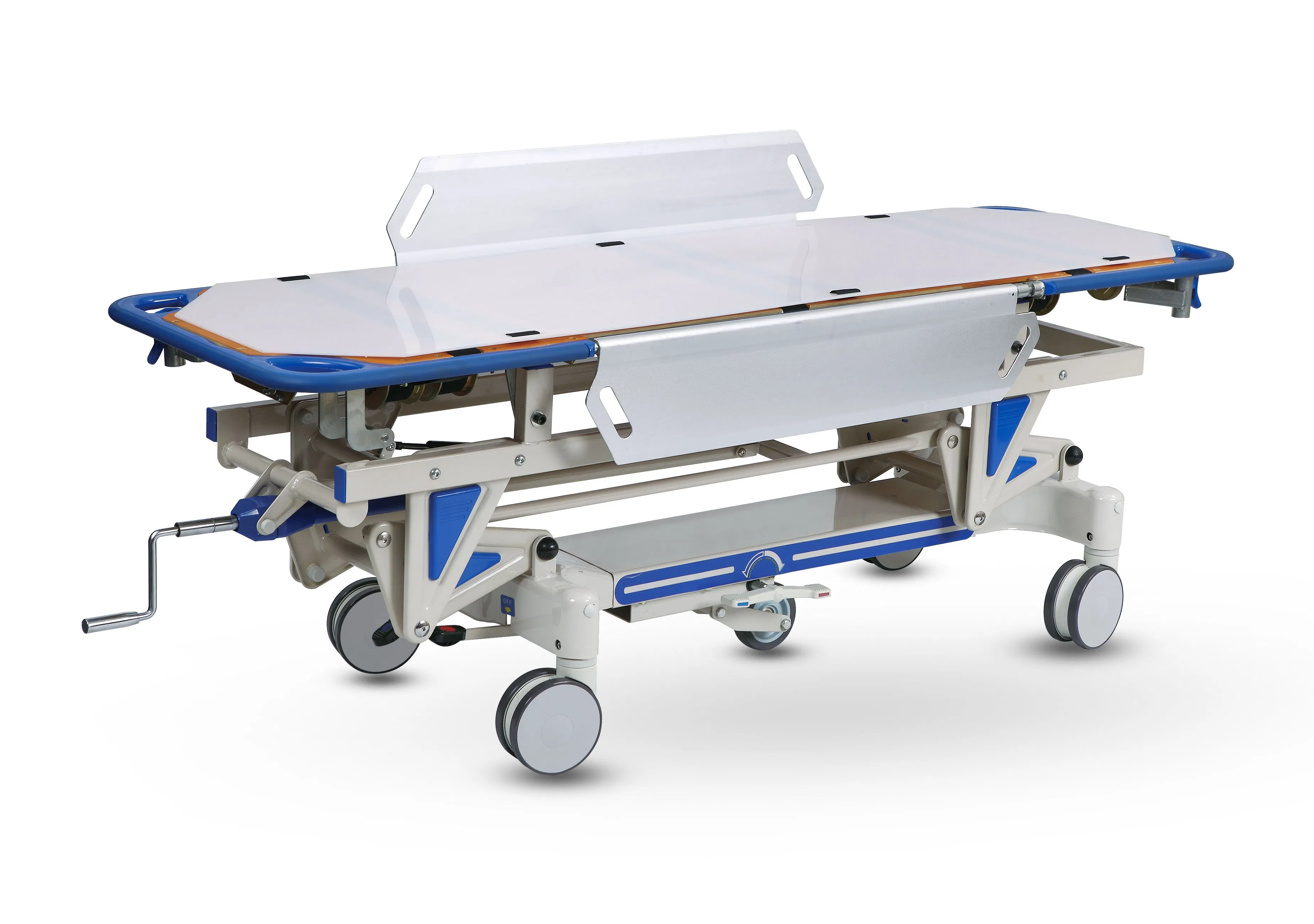 Mt Hospital Furniture Multi- Function Hydraulic Patient Trolley for Emergency