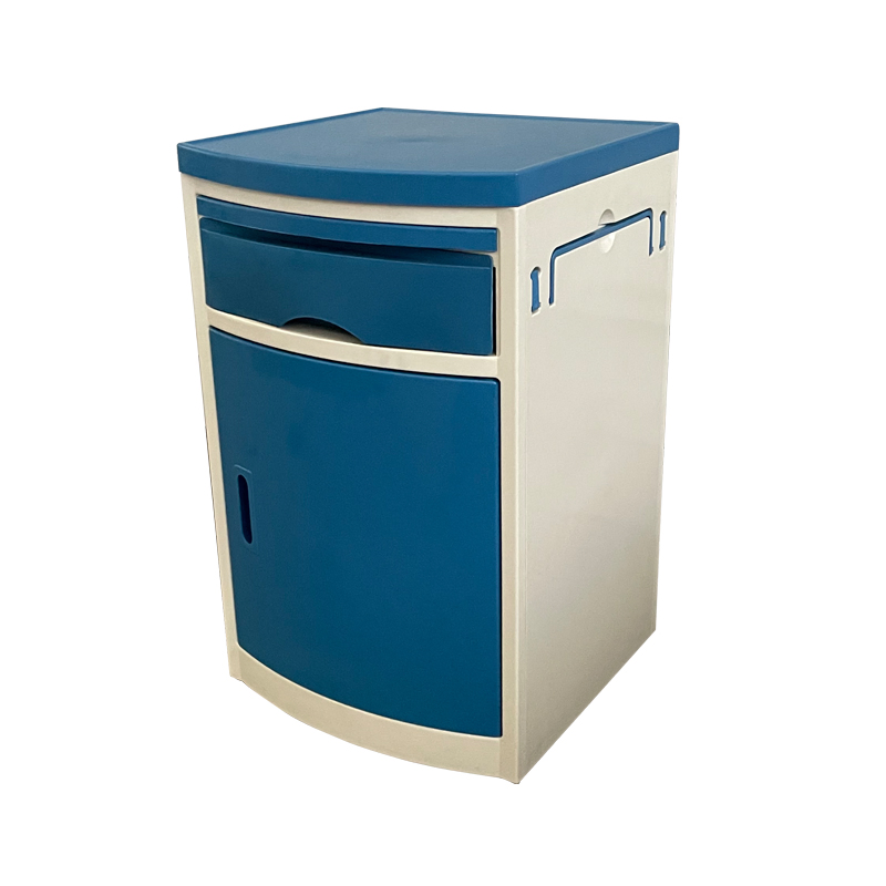 Hospital Bedside Cabinet with Drawers for Medical Storage