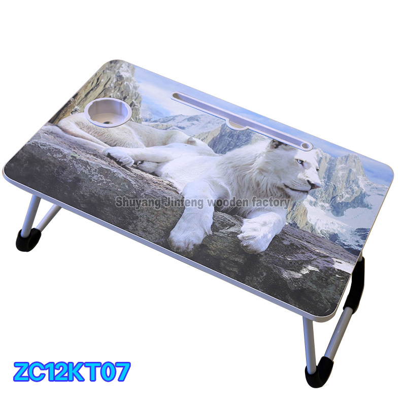 Overbed Table Home Furniture Foldable Laptop Table Computer Desk