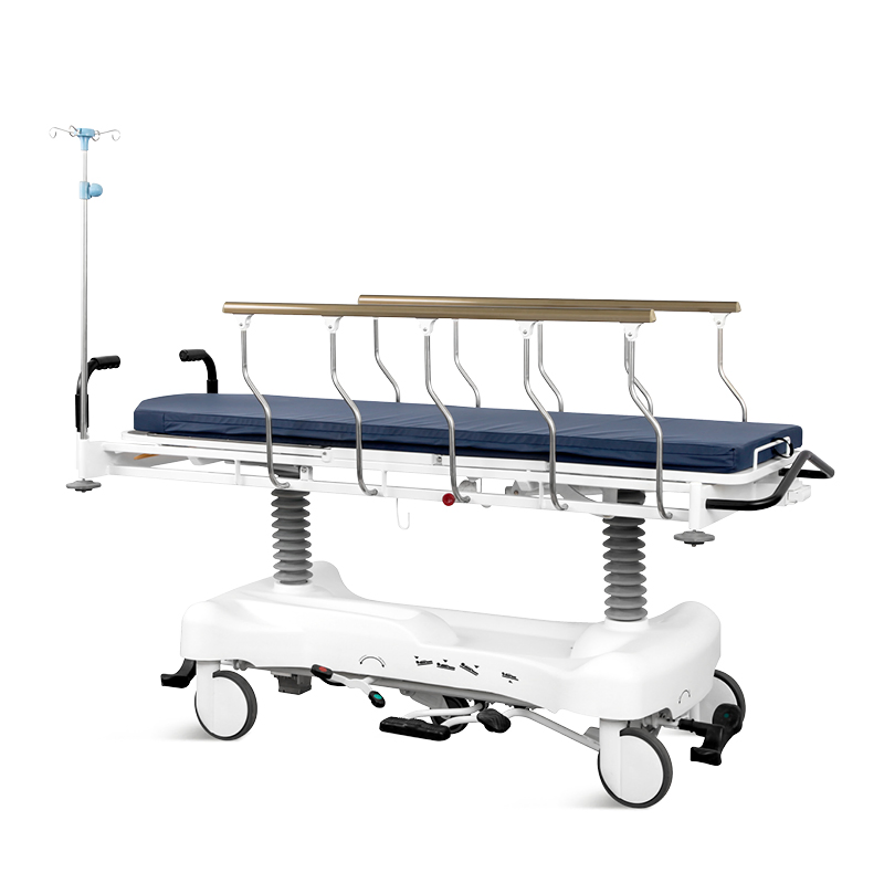 Skb041-3 Durable Hydraulic 5 Function Adjustable Medical Operation Hospital Stretcher Manual Patient Transport Trolley