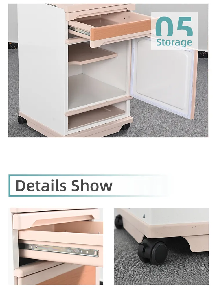 Hospital Bedside Cabinet View 3