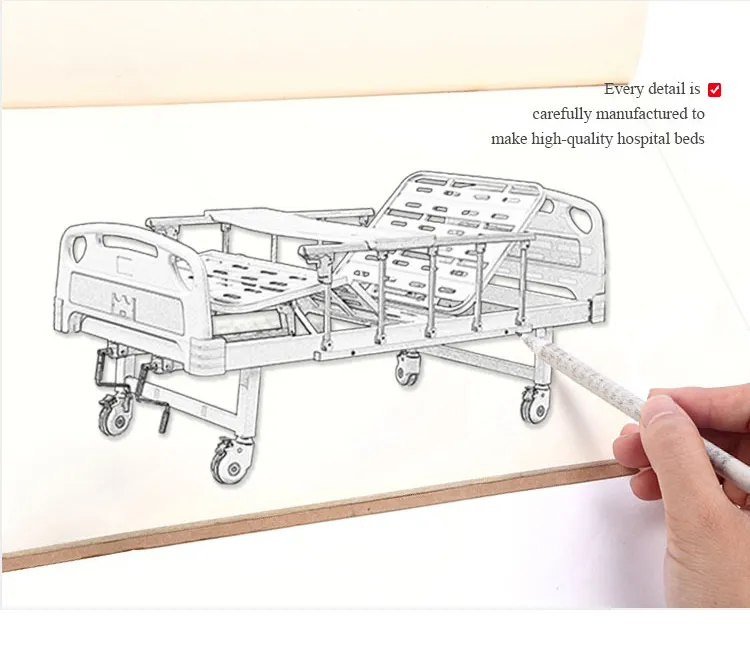 Hospital Nursing Bed Detail 2