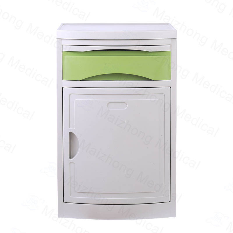 China Manufacturer ABS Plastic Storage Medical Bed Side Cabinets Cheap Hospital Bedside Lockers