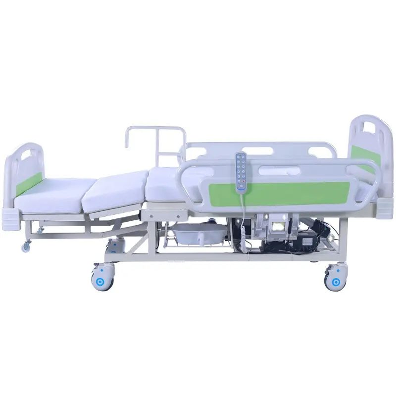 Homecare Hospital Medical Bed with Toilet Folding Electric Column ICU Bed with Scale Hospital Equipment List