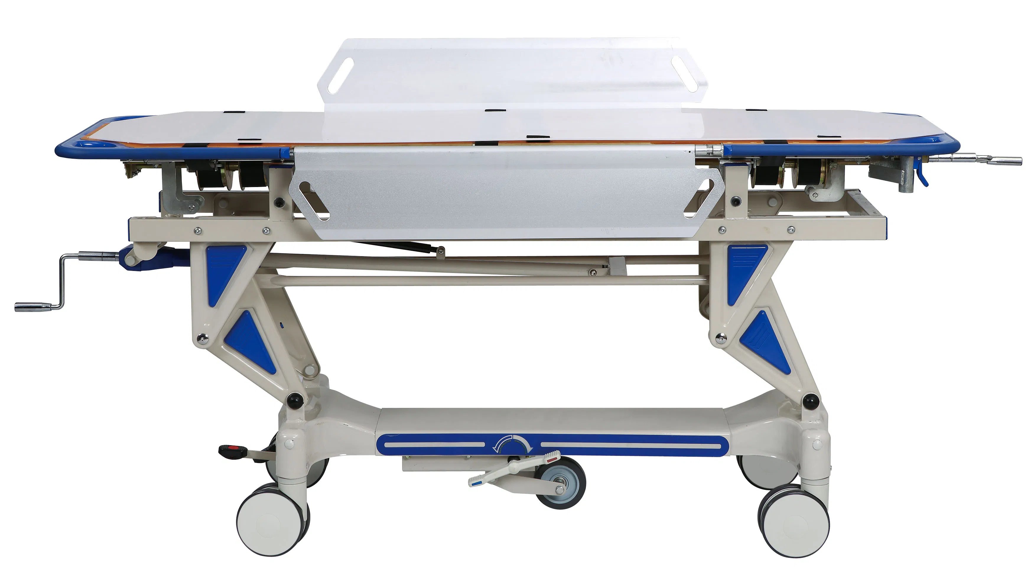 Mt Hospital Furniture Multi- Function Hydraulic Patient Trolley for Emergency