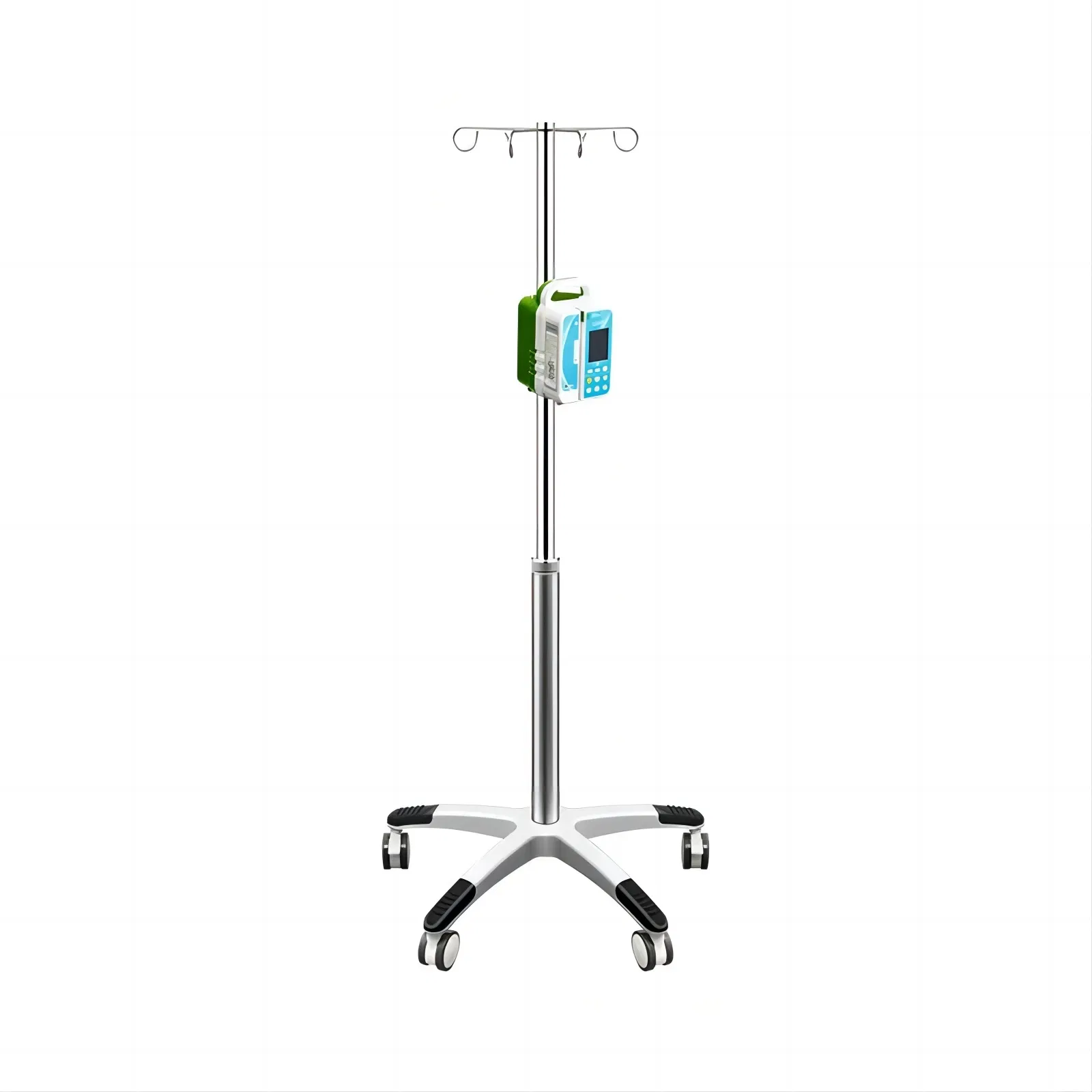 Medical Patient Blood Transfusion Infusion IV Pole Drip Stand