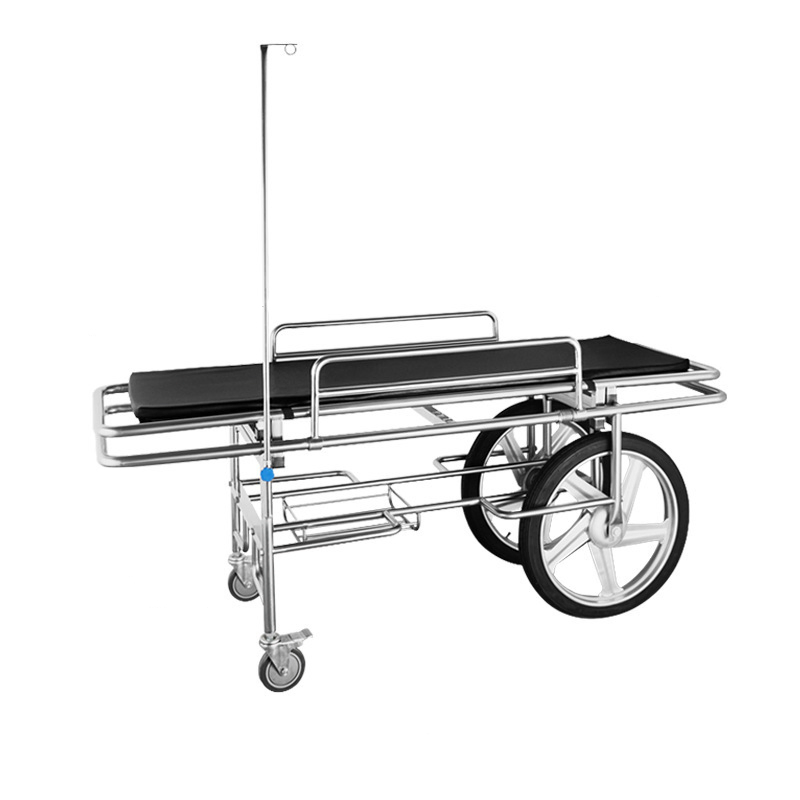 Sht Hospital Ss Mattress Transport Stretcher Emergency Patient Transfer Trolley Stretchers