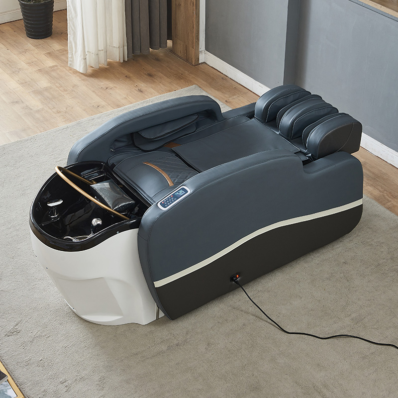 Multifunction Salon Hair Washing Head SPA Chair Electric Massage Nursing Shampoo Bed