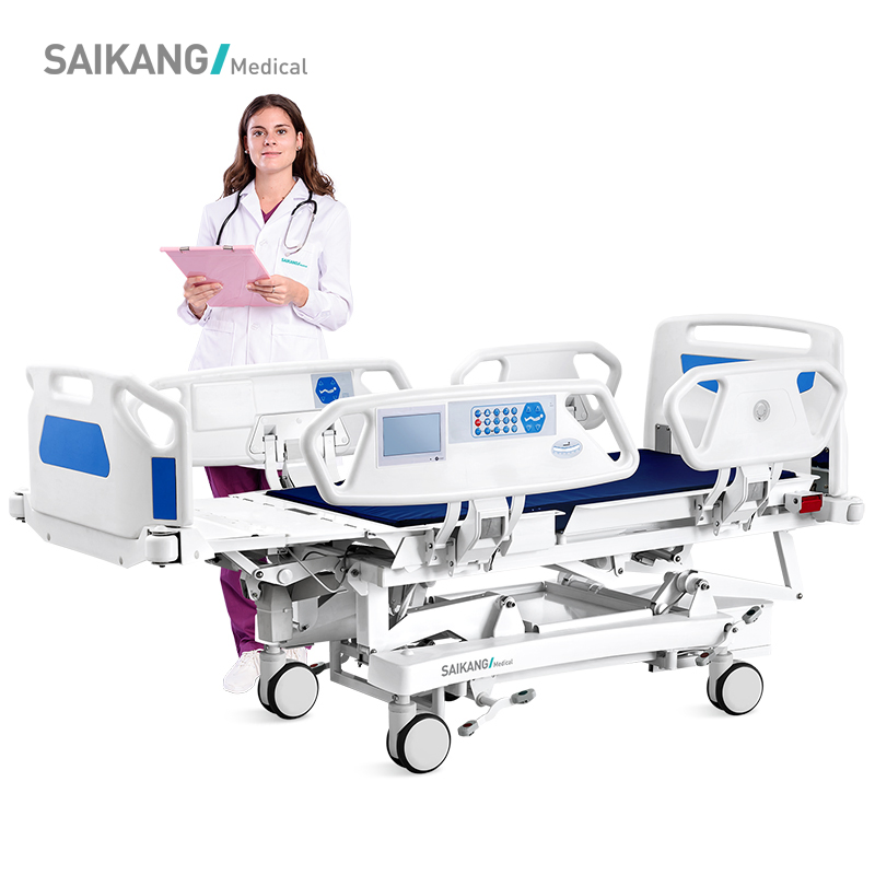 X9X Multifunction Adjustable Medical Equipment Folding Electric ICU Nursing Hospital Bed