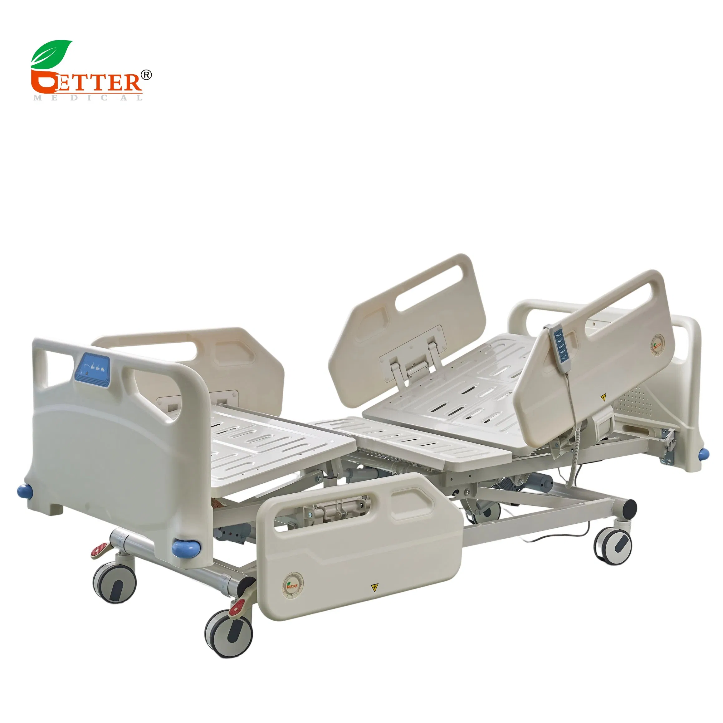Medical Equipment PP Wings 5 Function Electric Adjustable Bed for ICU