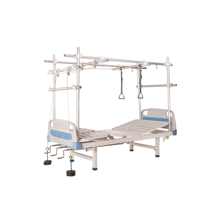 Manual Adjustable Orthopedic Traction Bed for Patient Rehabilitation