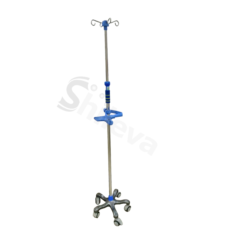 Adjustable Stainless Steel I. V. Stand Infusion Stand