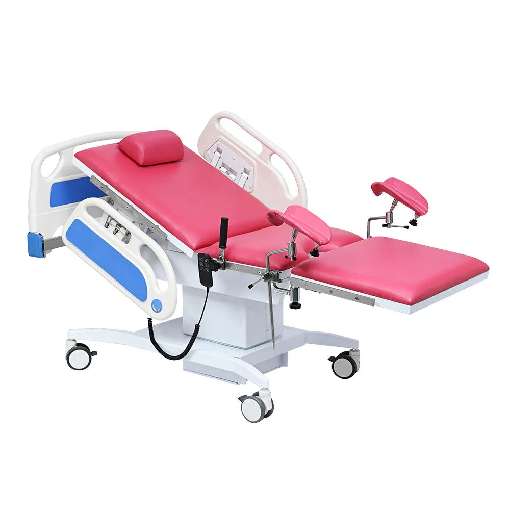 CE ISO High Quality Hospital Equipment Electric Delivery Bed Gynecological Examination Handheld Controller