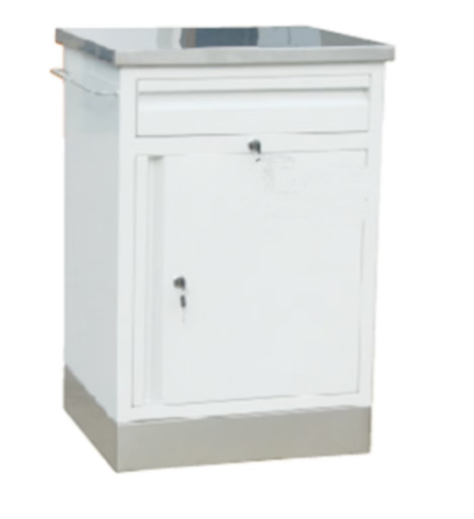 Hospital Equipment Clinic Plastic Bedside Locker Medical ABS Bedside Cabinet