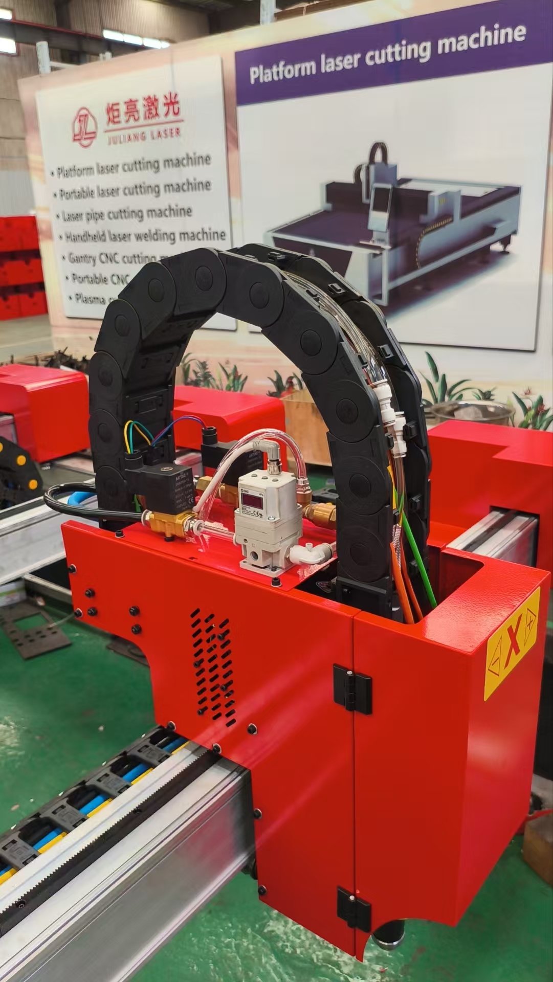1500W Portable CNC Fiber Laser Cutting Machine | Water-Cooled 4-Axis | 1500x3000mm Working Area | JULIANG Brand | High Precision