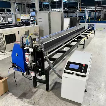 Factory Simple Laser Tube Cutting Machine Cuts square and Round Tubes Quickly and Smoothly