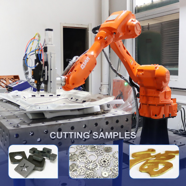 Professional 6-Axis Fiber Laser Cutter Robot 3000W 3D Space Cutting Industrial Metal Stainless Steel Aluminum Water Cooling