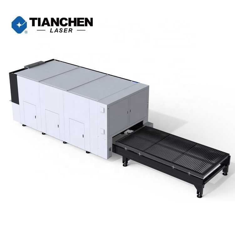 steel cnc 6000w raychem 6 kw aluminium laser cutter enclosed unit machine for metal ss ms sheet with camera auto loader