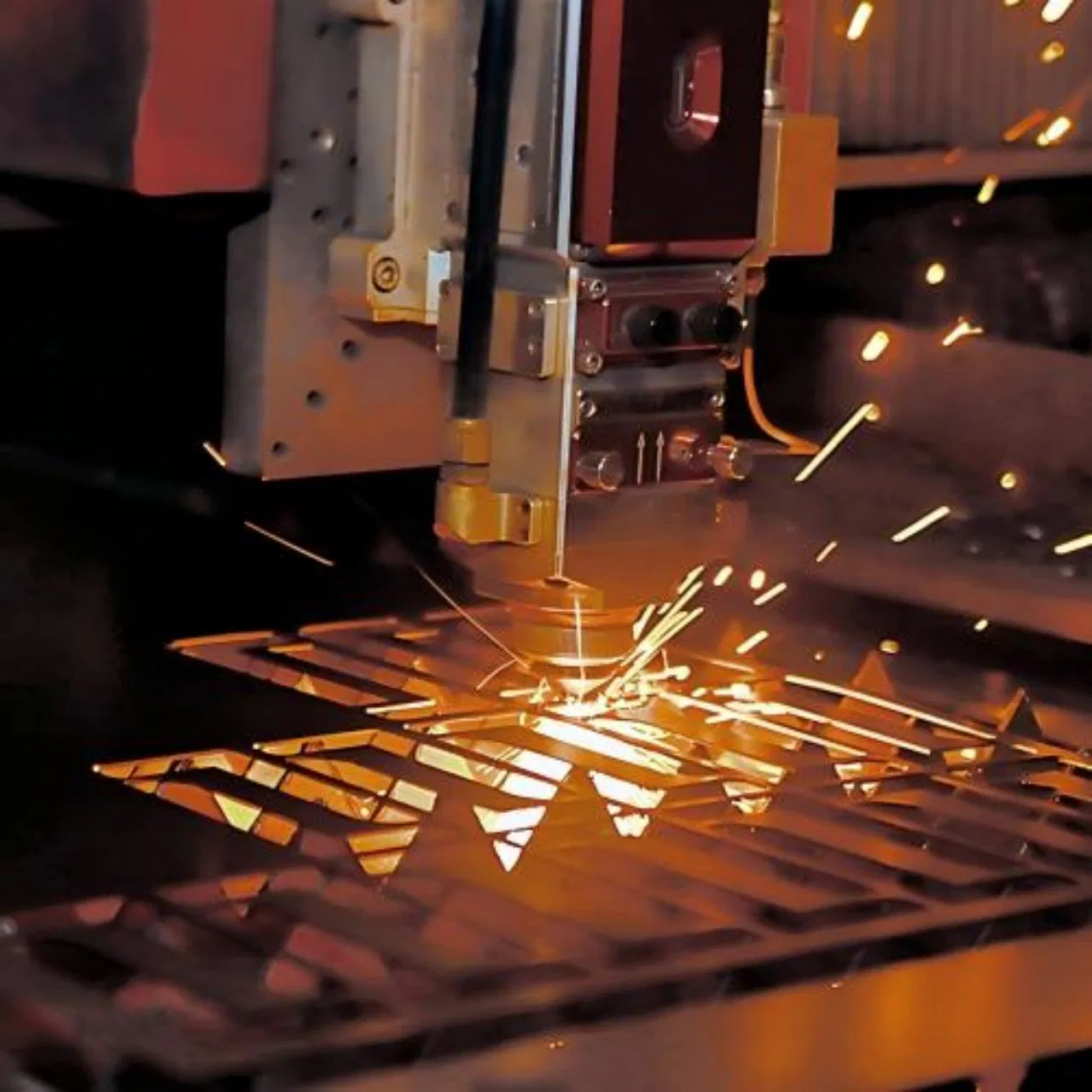 OEM Custom Precision Metal Parts Aluminium Laser Cutting Service for Industrial Applications CNC Sheet Metal Fabrication Laser Cutting Part