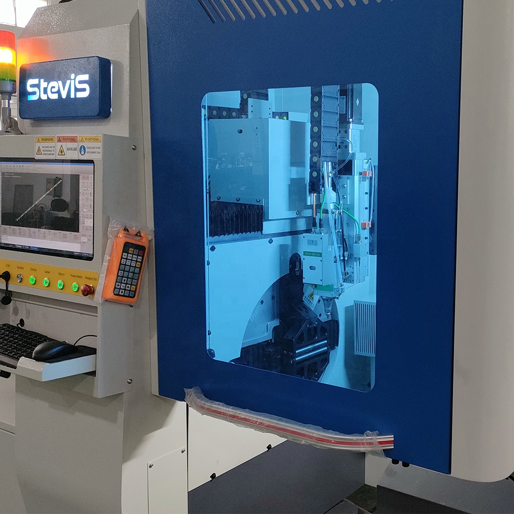 Eur Local Service SteviS High-speed 3000w Laser Pipe Cutting Machine Laser Tube Cutting Processing With Auto Loader