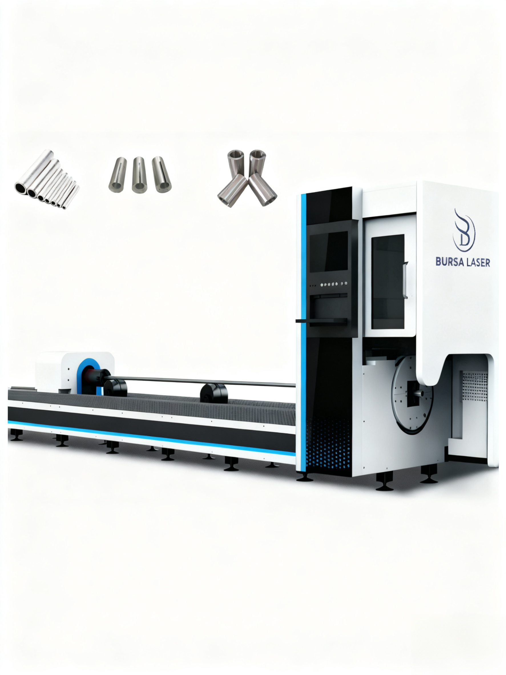High Precision High Speed Professional Tube Fiber Laser Cutting Machine Custom CNC Metal Pipe Cutting Machinery