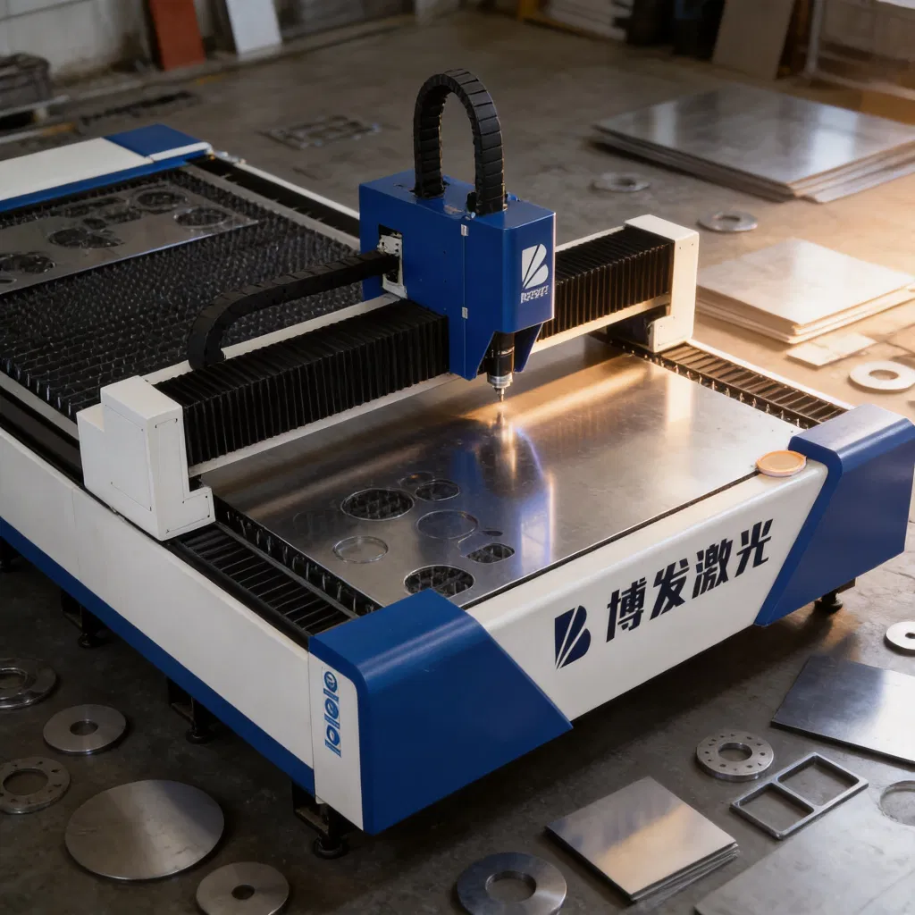High Power Fiber Laser Cutting Machine Featuring Cypcut Control System