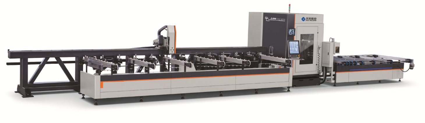 CNC Laser Drilling Milling Cutting Production Line for Window and Door Aluminum Profile
