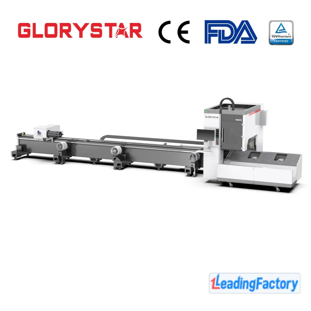 Glorystar Laser 1 Kw Carbon-Steel Tube Laser Cutting Equipment for Furniture Fabrication