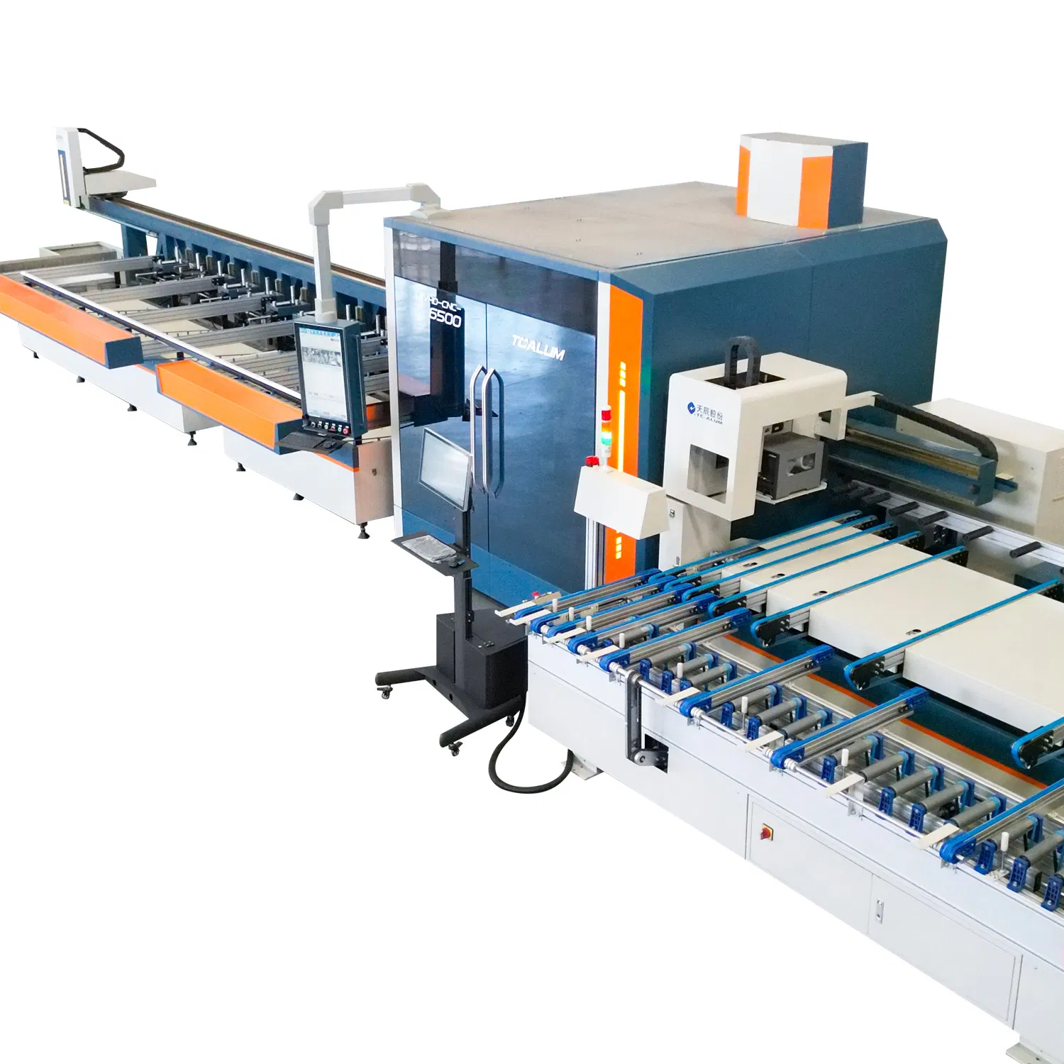 Intelligent Aluminum Window and Door Production Line with Laser Engraving and Cutting Head