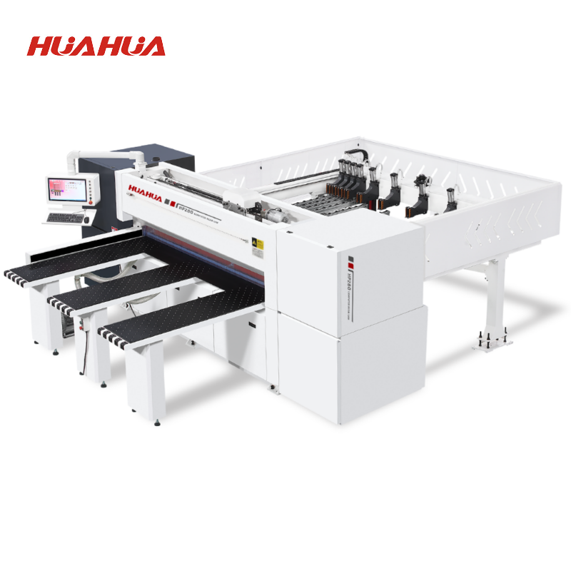 HUAHUA Automatic Wood Cutting Cnc Panel Saw Machine Computer Sliding Table Furniture Woodworking Auto Reciprocating Beam Saw