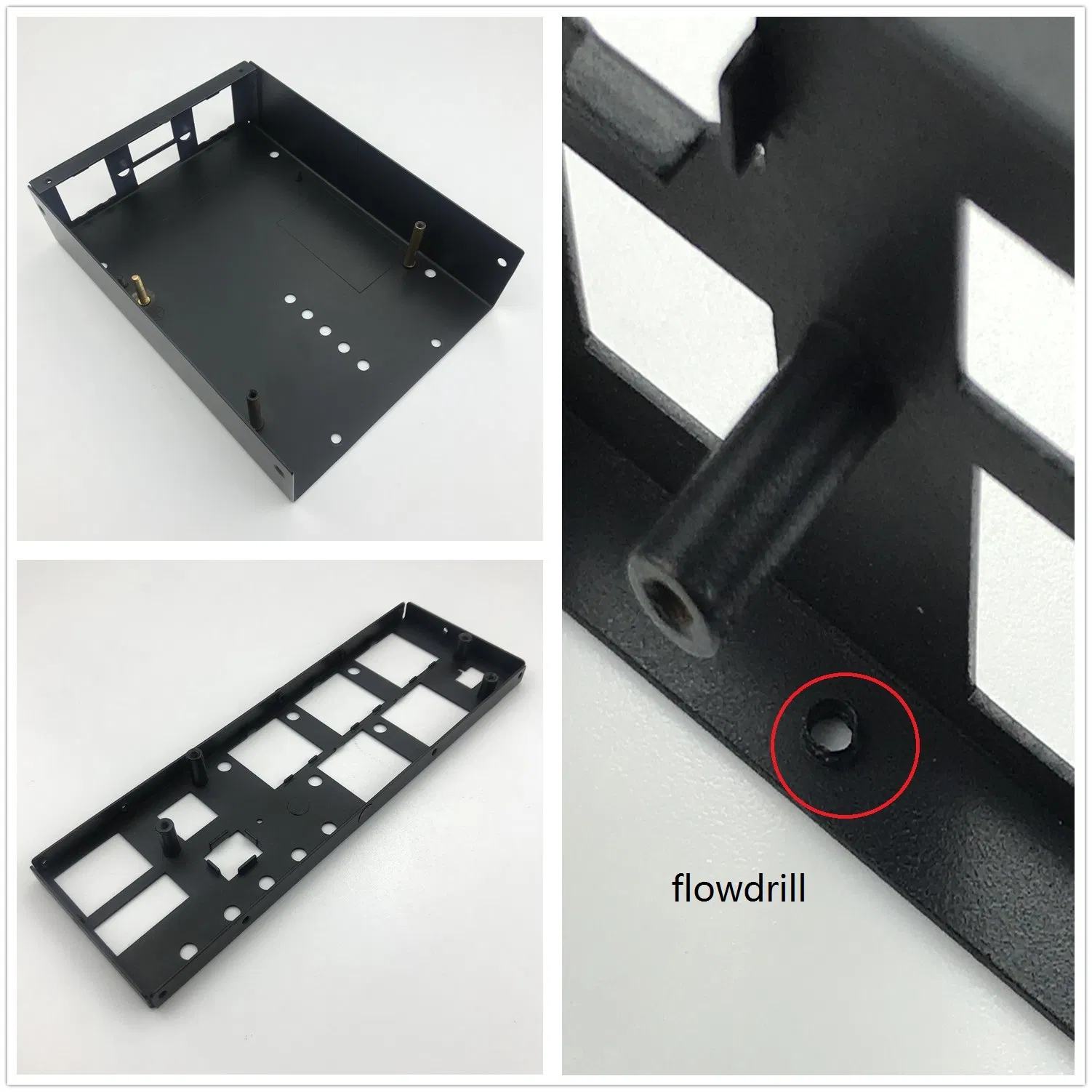 High Precision Aluminum Sheet Metal Brake Fabrication Laser Cutting Working