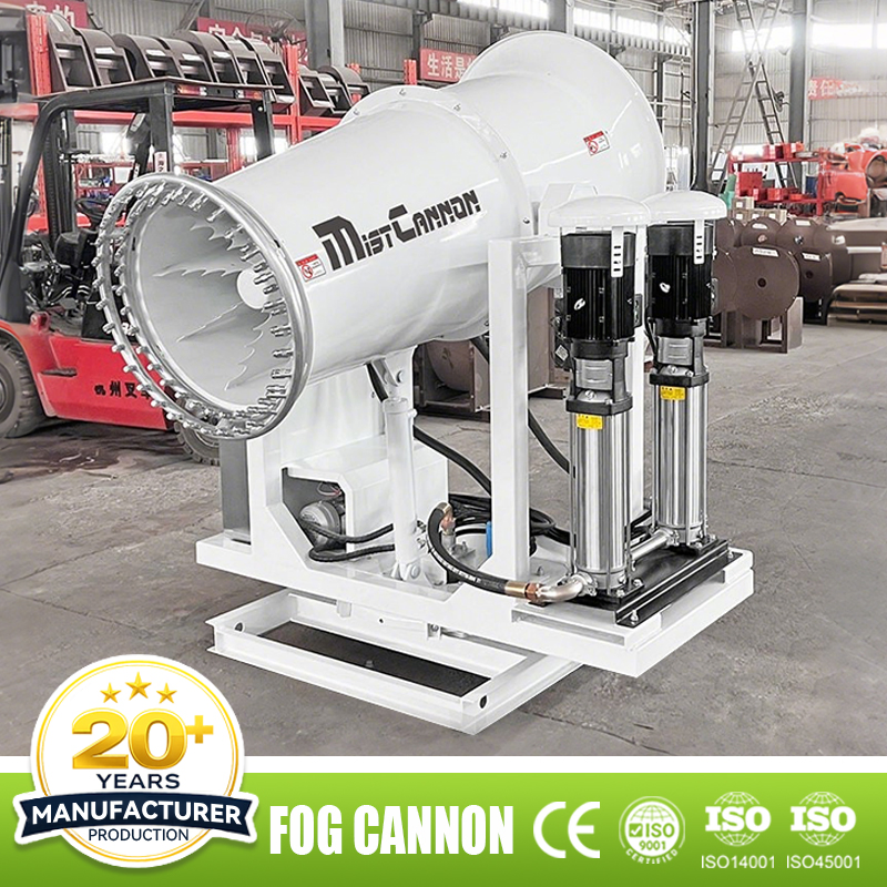 Dust Suppression Mist Cannon Smart Farm Spraying System with Variable Speed Fan Control