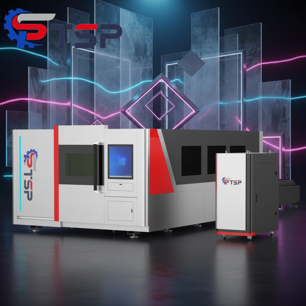 Professional Fiber Laser Cutting Machine P3015 3000x1500mm Sheet Metal Cutter with Full Cover
