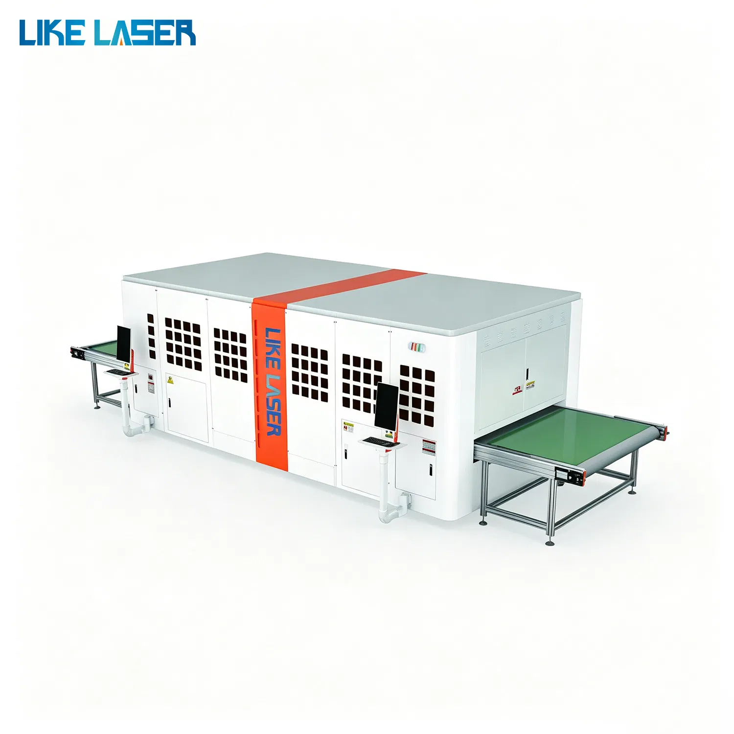 Large Scale Automated Glass Laser Cutting and Splitting Production Line for Cutting Double-Sided Mirrors, Interior Rearview Mirrors, Makeup Mirrors, and UV Mirr