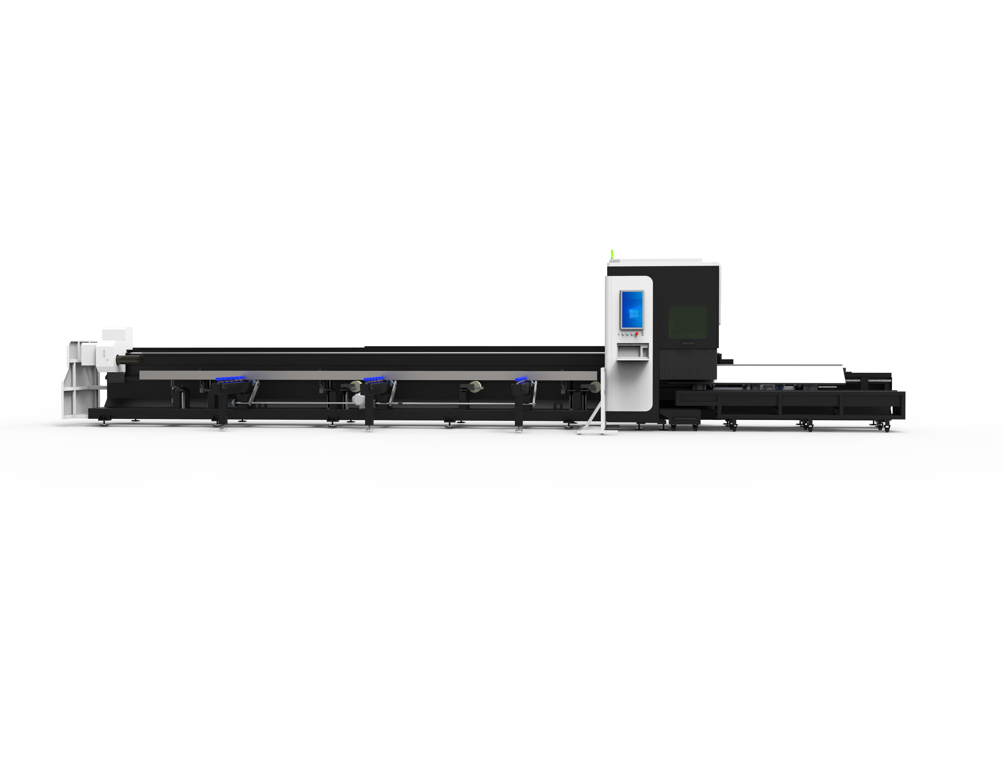 6000W 12000W Laser Pipe Cutting Machine6024 6036 9045 with Auto Loading &amp; Unloading System for Heavy Duty Tube Processing