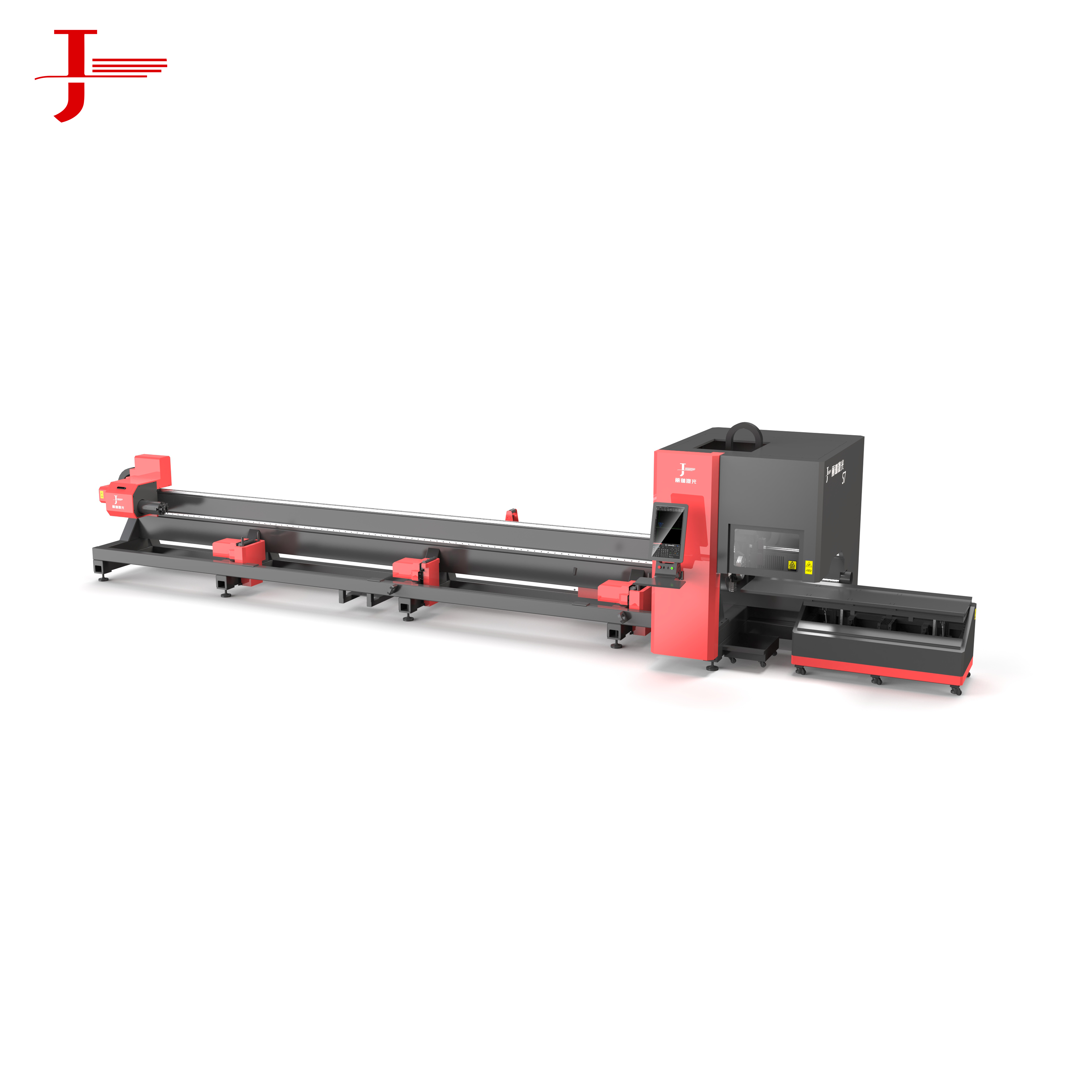 Auto-Loading 1.5kw/3kw/6kw Round/Square Tube Cutting Laser Machine Cypcut Control System for Metal Supports AI/BMP