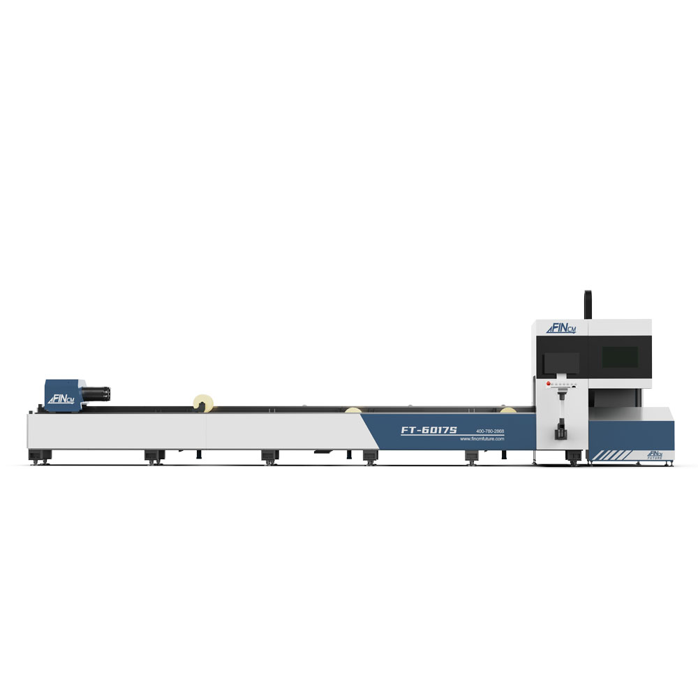FINcm 2 Chuck Stainless Steel Aluminum Round Square Oval 6m CNC Metal Laser Equipment Fiber Tube Lazer Cutting Machine