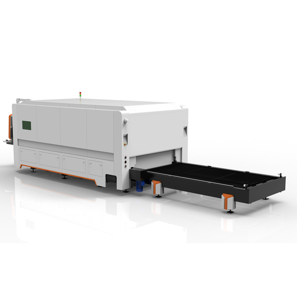 Golden Laser 20kW 30kW New Fully-Enclosed Fiber Cutting Machine Cypcut FSCUT Hiwin Components High Productivity DXF/PLT/DWG