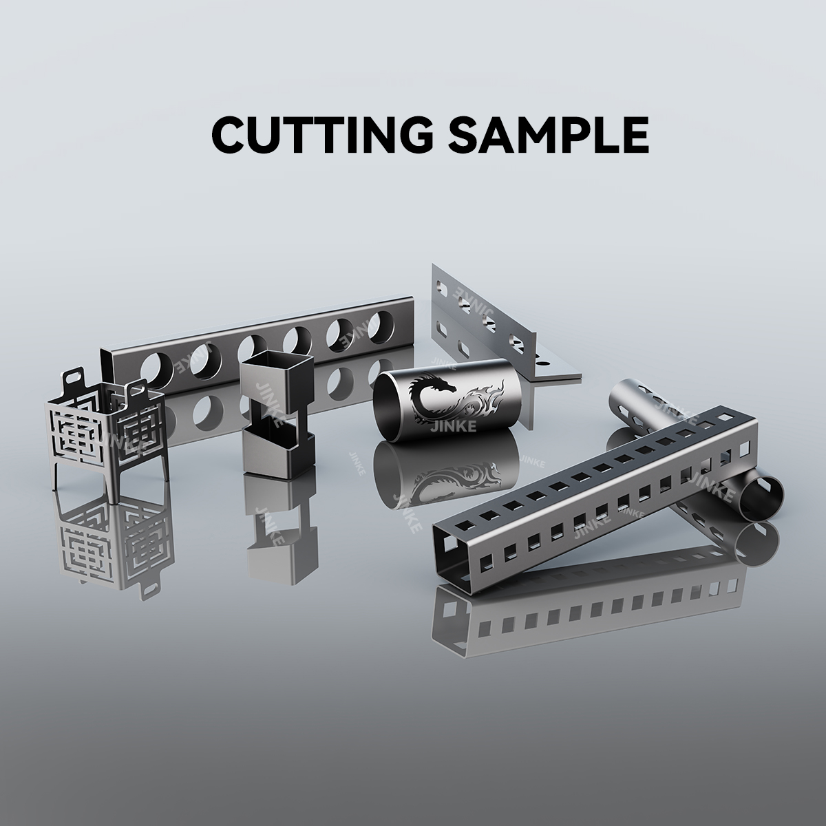 CE Certified CNC Fiber Laser Tube Cutting Equipment Is Suitable for Cutting Alloy Copper and Aluminum Tubes for Automotive Parts