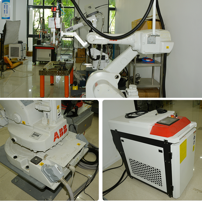 TH-RW1500C 1500W 6 Aixs ABB Robotic Arm 3D Fiber Laser Welding Machine Gantry Type Automatic Laser Welder Robot System