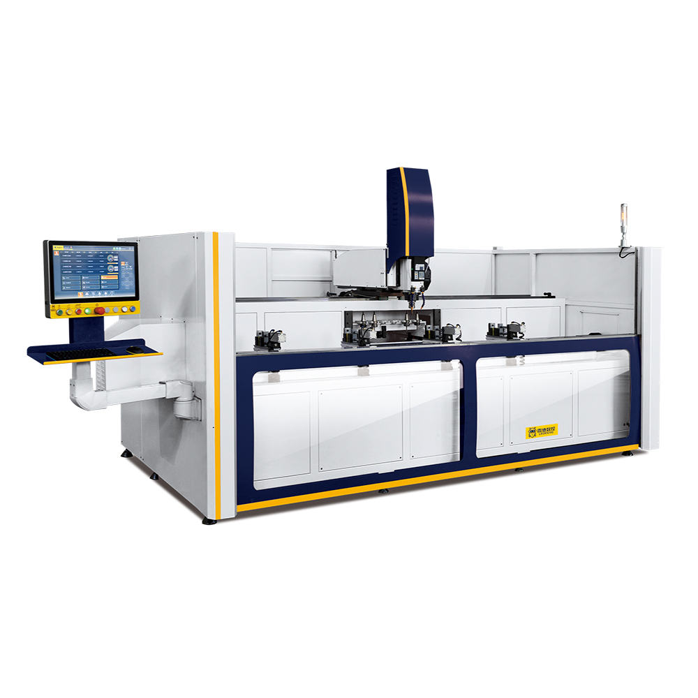LEADCNC S100 Automatic Aluminum Profile Cutting Machine Cutting Engraving Laser Drilling-Milling Processing Line