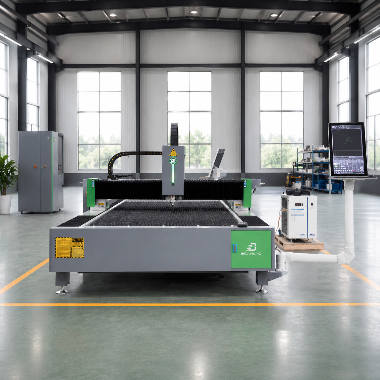 Fiber Laser Cutting Equipment For Automotive Parts Manufacturing With High Accuracy Metal Processing