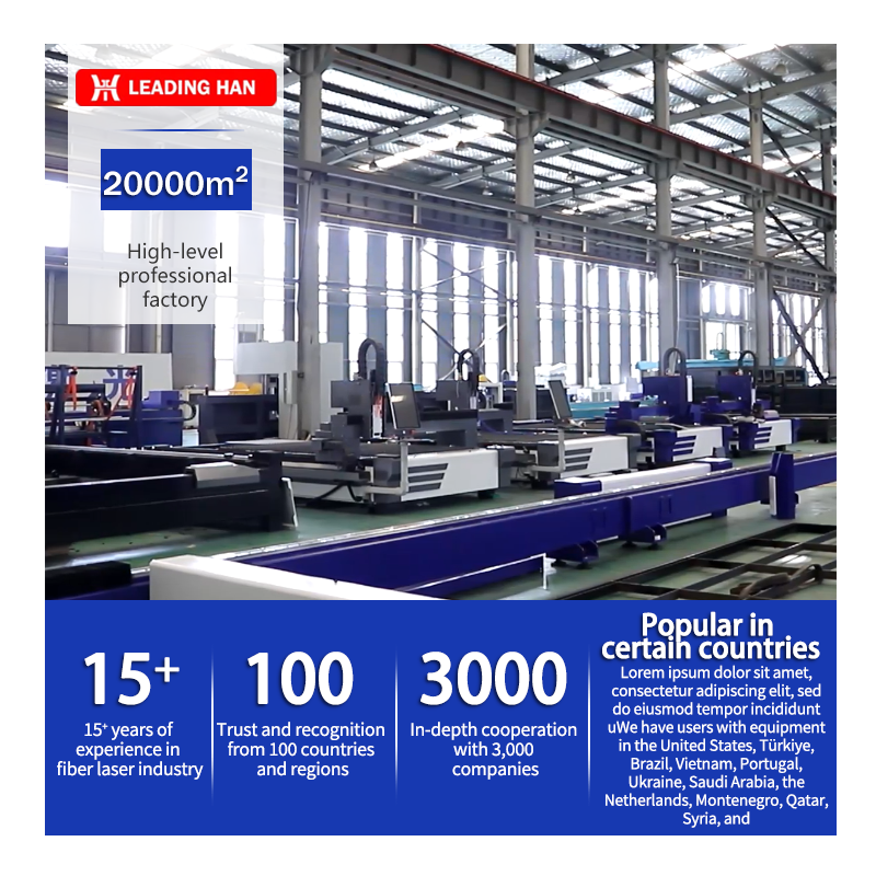 3000W High-Speed Automatic Laser Cutter for Automotive Exhaust Pipes CNC Laser Tube Cutting Machine China AI BMP PLT Metal