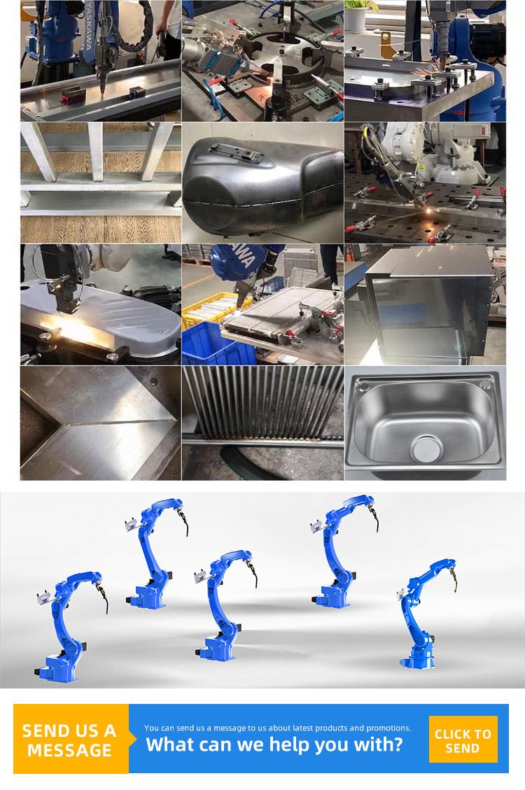 Industrial Laser Cutting Robot 1.5~3KW High-power Metal Sheet Welding and Cutting Robotic Arm