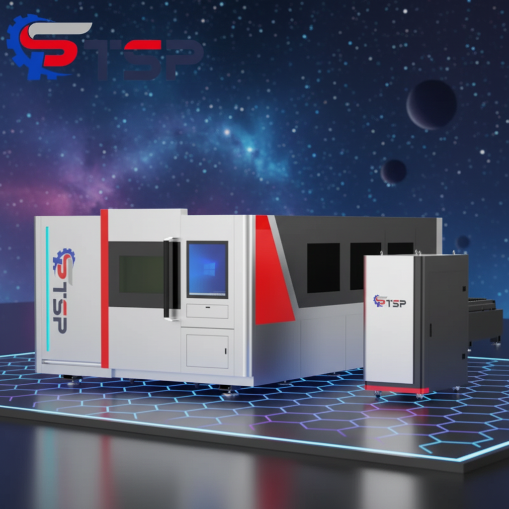 P3015 Fiber Laser Cutting Machine 3000x1500mm CNC Metal Sheet Laser Cutter with Exchange Table Full Enclosed Design